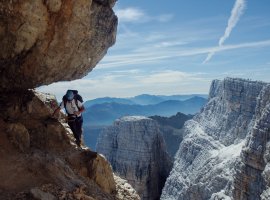 Klettersteig-Durchquerung der Brenta