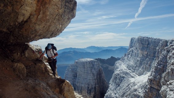 Klettersteig-Durchquerung der Brenta