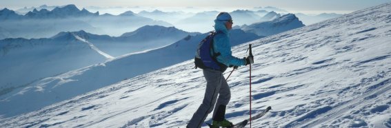 Skitour über den Gipfeln