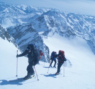 Skitour auf den Gipfel