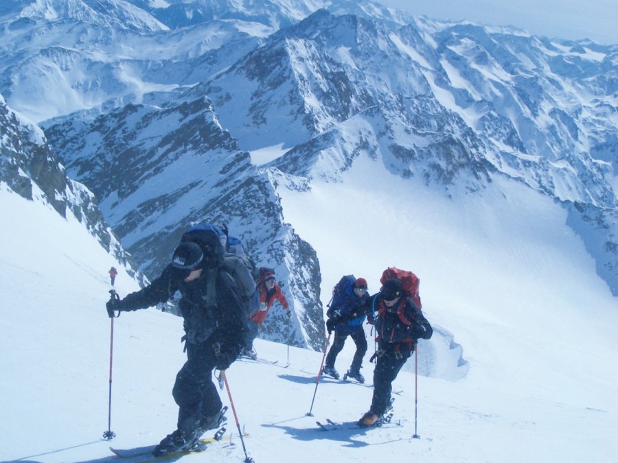Skitour auf den Gipfel