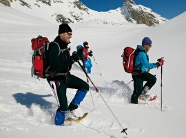 Schneeschuhwandern am Nebelhorn