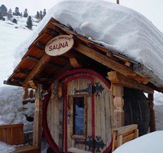 2. Tag - Original finnische Sauna bei der Lavarelahütte