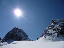 Vorarlbergs höchster Gipfel, der Piz Buin (3.312 m)