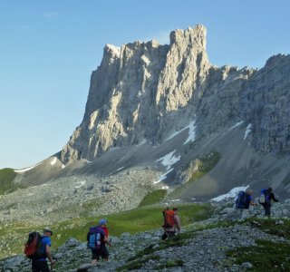 5. Tag - Entlang dem Prättigauer Höhenweg unterhalb der mächtigen Südwände des Rätikongebirges