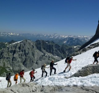 3. Tag - Kurz vor dem Gipfel der Sulzfluh (2.817 m)