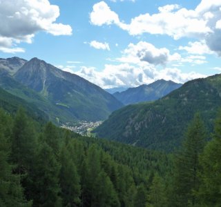 5. Tag - Hoch über dem Val d'Ayas wandern wir Richtung Theodulpass, einem alten Walser Übergang