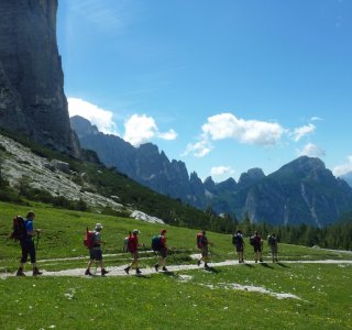 6. Tag - Durch das Val Civetta geht es weiter zum Rifugio Vazzoler (1.714 m)