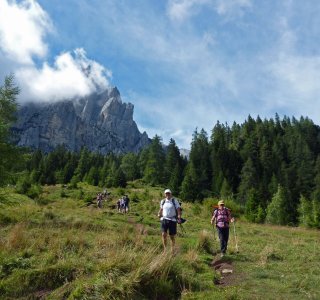 Abstieg zum Passo Duran (1.601 m)