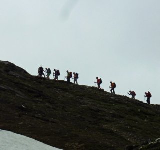 3. Tag - Im Aufstieg zur Pfandlscharte (2.665 m)