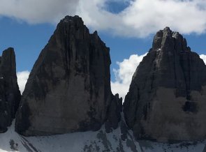 7. Tag - Die weltberühmten Drei Zinnen, Tre Cime de Lavaredo, in den Sextener Dolomiten