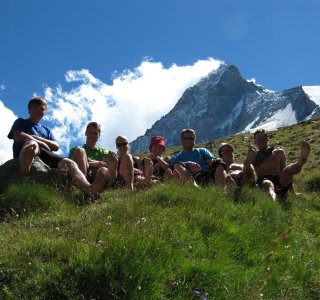 4. Tag - Blick auf die Matterhorn Nordwand
