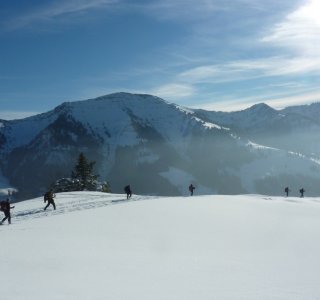 2. Tag - Stolz präsentiert sich der Hochgrat (1.834 m) im Hintergrund