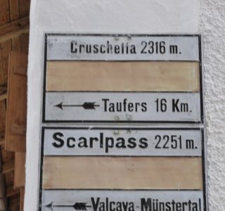 6. Tag - Die letzte Etappe, von S-charl nach Taufers sind es nur noch 16 km