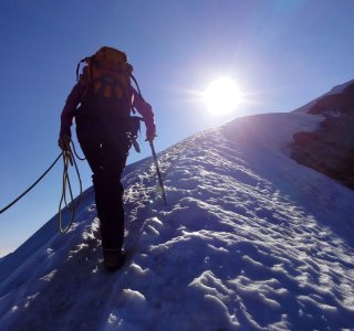 6. Tag - Aufstieg auf dem Grat zum Similaun (3.606 m)
