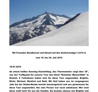 von Rudi Neuschl - Tauern Haute Route 2015