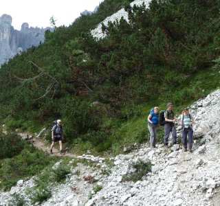 6. Tag - Durch das Val Civetta geht es weiter zur Rif. Vazzoler (1.714 m)