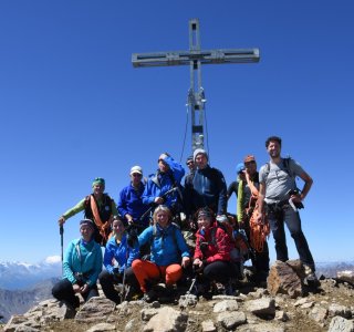 Geschafft - der Similaungipfel (3.606 m) ist erreicht