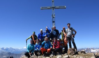 Geschafft - der Similaungipfel (3.606 m) ist erreicht
