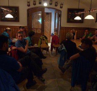 3. Tag - Abendessen im Berghotel Ronach, in dem wir heute Übernachten