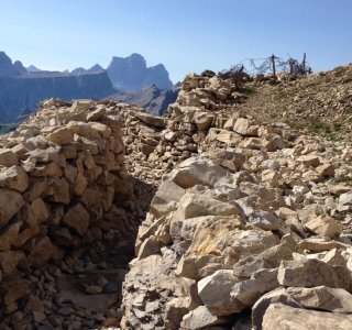 Schützengraben, Dolomitenfront | © OASE alpin GmbH