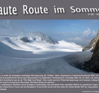 von Wolfgang Hackenbroich, Haute Route Sommer 2016