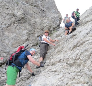 5. Tag - Abstieg vom Hochvogel über die Kreuzspitze