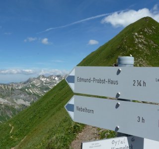 6. Tag - Unser Weg führt weiter zum Nebelhorn