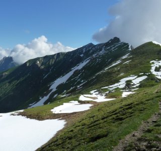 4. Tag - Aufstieg zum Kreuzeck (2.376 m, vorne) und Rauheck (2.384 m, hinten)