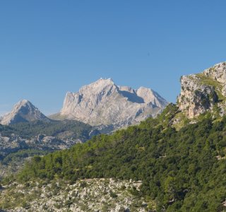 Blick von der Finca Mossa zum Puig Major