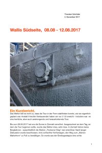 von Thorsten Schröder -- Wallis Süd  2017