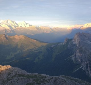 Blick in die Dolomiten vom Lagazuoi