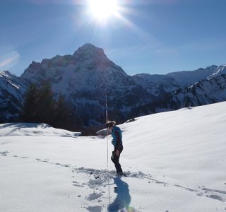 Skitourenkurs Allgäuer Alpen-Sondierübung