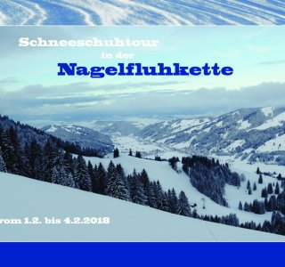 von Wolfgang May - Naturpark Nagelfluh Schneeschuhwandern 2018