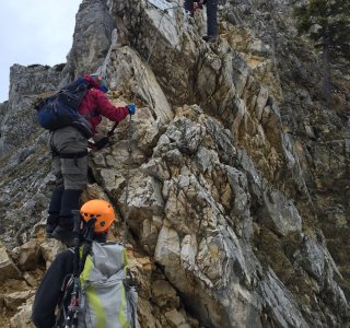 Klettersteig mit Ausbildungsinhalten auf den Schartschrofen (1.968 m)