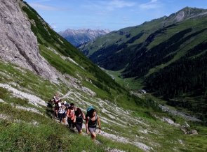 Aufstieg zum Kaiserjoch