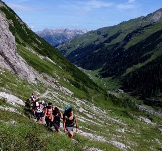 Aufstieg zum Kaiserjoch