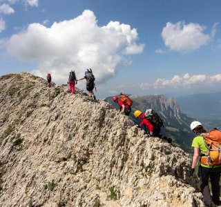 2. Tag - Am Grat auf dem Maximilan Klettersteig