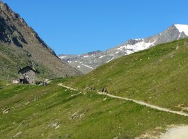 Auf dem Weg zur Martin Busch Hütte