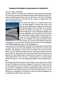 von Edith Bress - Schneeschuhwochenende im Schwarzwassertal 2019