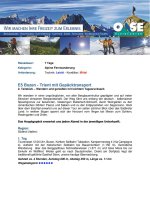 C03 E5 Bozen - Trient mit Gepäcktransport