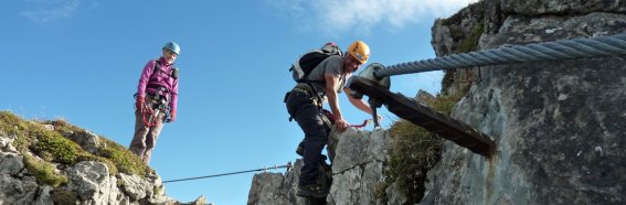 Klettersteigkurs rund um Oberstdorf