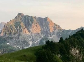 Großer Walserweg bei der Biberacher Hütte