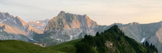 Großer Walserweg bei der Biberacher Hütte