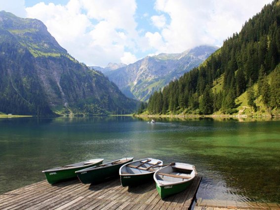 Im Naturschutzgebiet Vilsalpsee