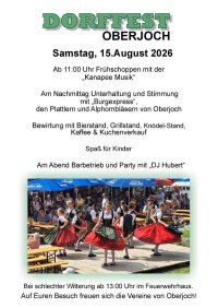 Dorffest 2026