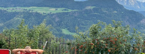 Aussicht Liegestuhl Panorama