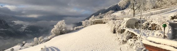 Aussicht Winter Balkon