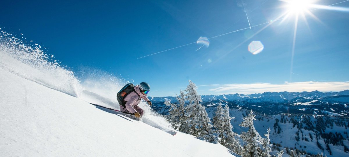 Skifahren in den Allgäuer Bergen