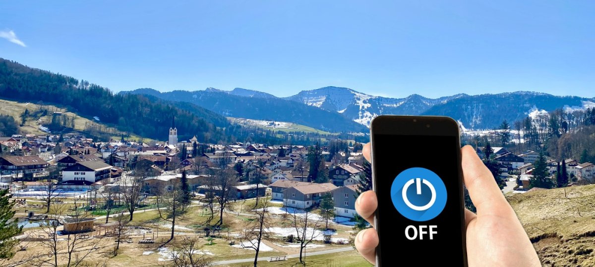 Digital Detox in Oberstaufen im Allgäu - Frühling